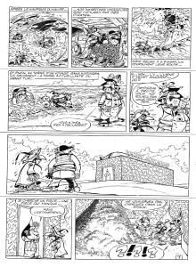 IZNOGOUD : IZNOGOUD, planche originale 7 La t�te de turc d'Iznogoud