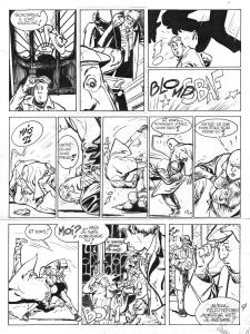 J�R�ME K. J�R�ME BLOCHE : Planche originale 17 du tome 1 