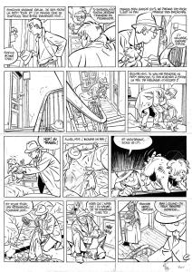 J�R�ME K. J�R�ME BLOCHE : Planche originale 15 du tome 11 