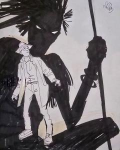 J�R�ME K. J�R�ME BLOCHE : Illustration originale 9 pour l'int�grale J�r�me K. J�r�me Bloche