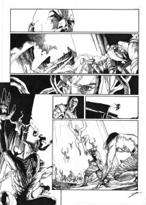 KHAAL, CHRONIQUES D'UN EMPEREUR GALACTIQUE : Planche originale 37 - KHAAL CHRONIQUES D'UN EMPEREUR GALACTIQUE - Livre premier ( T.01)