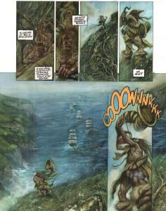 KORRIGANS : Planche originale 6 de Korrigans Tome 4 - le seigneur du chaos