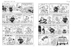 L'AGENT 212 : Gag original 432  en deux planches - L'AGENT 212 par KOX