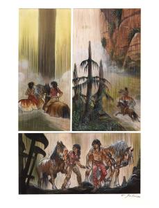 KRAA : Planche originale 15 de KRAA Tome 3 La col�re blanche de l'orage