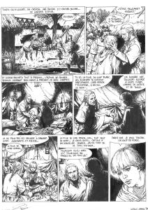 LA COMPLAINTE DES LANDES PERDUES  : Planche originale 14 du tome 3  la Folie Seamus du cycle Les Sudenne de LA COMPLAINTE DES LANDES PERDUES