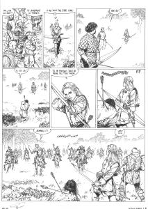 LA COMPLAINTE DES LANDES PERDUES  : Planche originale 18 du tome 3  la Folie Seamus du cycle Les Sudenne de LA COMPLAINTE DES LANDES PERDUES