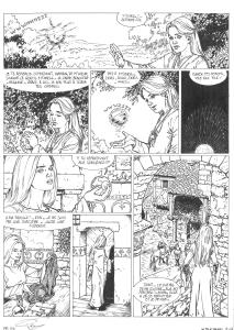 LA COMPLAINTE DES LANDES PERDUES  : Planche originale 3 du tome 3  la Folie Seamus du cycle Les Sudenne de LA COMPLAINTE DES LANDES PERDUES
