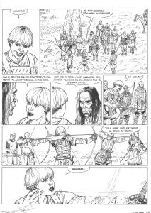 LA COMPLAINTE DES LANDES PERDUES  : Planche originale 35 du tome 3  la Folie Seamus du cycle Les Sudenne de LA COMPLAINTE DES LANDES PERDUES