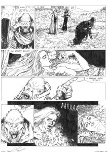LA COMPLAINTE DES LANDES PERDUES  : Planche originale 44 du tome 3  la Folie Seamus du cycle Les Sudenne de LA COMPLAINTE DES LANDES PERDUES