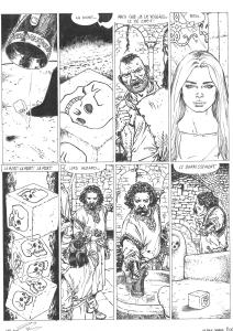 LA COMPLAINTE DES LANDES PERDUES  : Planche originale 6 du tome 3  la Folie Seamus du cycle Les Sudenne de LA COMPLAINTE DES LANDES PERDUES