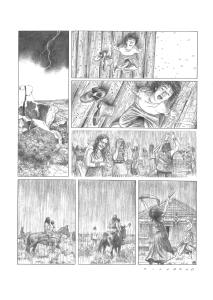 LE SACRIFICE DES AIGLES  : Planche originale 28 du SACRIFICE DES AIGLES par Eugenio SICOMORO