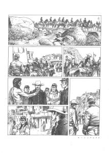 LE SACRIFICE DES AIGLES  : Planche originale 17 du SACRIFICE DES AIGLES par Eugenio SICOMORO