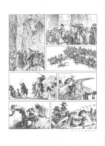 LE SACRIFICE DES AIGLES  : Planche originale 2 du SACRIFICE DES AIGLES par Eugenio SICOMORO