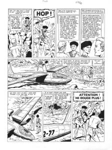 LEFRANC : Planche originale 19 de LEFRANC Tome 7 L'Oasis par CHAILLET