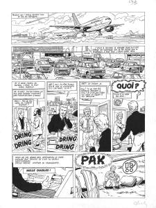 LEFRANC : Planche originale 5 de LEFRANC Tome 7 L'Oasis par CHAILLET
