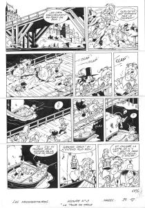 LES MOUSQUETAIRES : Planche originale 17 Les Mousquetaires La tour de Nesle Histoire 3