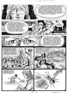 LUC ORIENT : Planche originale 40 de LUC ORIENT tome 10 le 6�me continent