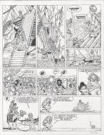 PERCEVAN : Planche originale page 33 du tome 12 de la s�rie Percevan - Le septi�me sceau - par Philippe LUGUY