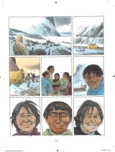 MALAURIE : Planche originale 108 de Malaurie par Frederic Bihel + mise en couleur � l'aquarelle