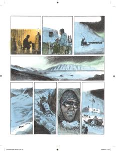 MALAURIE : Planche originale 78 de Malaurie par Frederic Bihel + mise en couleur � l'aquarelle