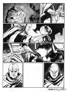 META-BARON : Planche originale 3 de M�ta-Baron T.01 sign�e