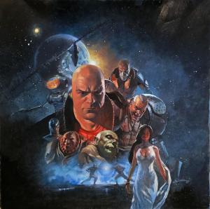 META-BARON :  META-BARON Huile originale pour la couverture de l'�dition soft cover. (USA)