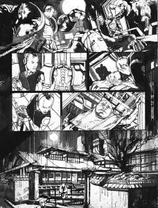 META-BARON : Planche originale 11 de M�ta-Baron T.02 sign�e
