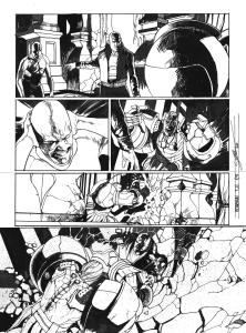 META-BARON : Planche originale 51 de M�ta-Baron T.02 sign�e