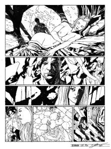 META-BARON : Planche originale 30 de M�ta-Baron T.05 sign�e