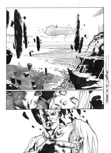 META-BARON : Planche originale 54 de M�ta-Baron T.05 sign�e
