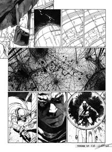 META-BARON : Planche originale 6 de M�ta-Baron T.05 sign�e