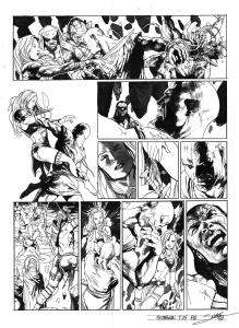 META-BARON : Planche originale 18 de M�ta-Baron T.05 sign�e