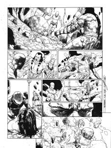 META-BARON : Planche originale 52 de M�ta-Baron T.06 sign�e