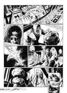 META-BARON : Planche originale 29 de M�ta-Baron T.06 sign�e