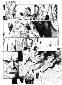 META-BARON : Planche originale 6 de M�ta-Baron T.06 sign�e