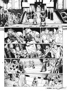 META-BARON : Planche originale 18 de M�ta-Baron T.06 sign�e