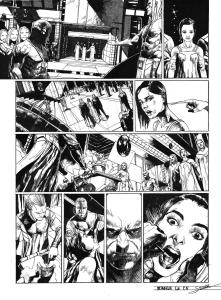 META-BARON : Planche originale 19 de M�ta-Baron T.06 sign�e