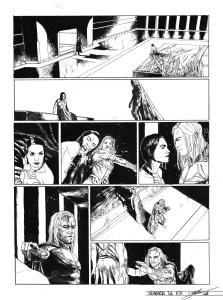 META-BARON : Planche originale 25 de M�ta-Baron T.06 sign�e