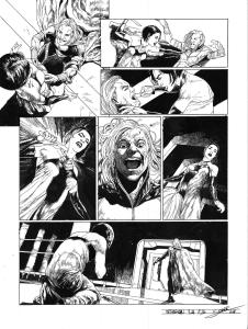 META-BARON : Planche originale 26 de M�ta-Baron T.06 sign�e