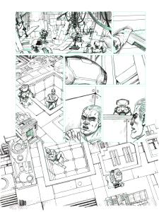 META-BARON : Planche originale 9 des META-BARON Tome 4