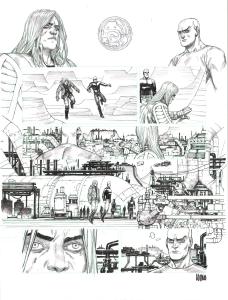 META-BARON : Planche originale 23 des META-BARON Tome 4