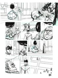 META-BARON : Planche originale 8 des METABARONS Tome 3