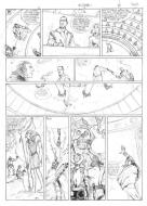 ARKEOD : Crayonn� original de la planche 21 du tome 2 de la s�rie Arkeod par Nicolas MITRIC