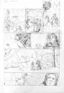 KOOKABURRA UNIVERSE : Crayonn� original de la planche 12 de - Le secret du sniper - tome 1 de la s�rie Kookabura Universe par Nicolas MITRIC