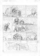 KOOKABURRA UNIVERSE : Crayonn� original de la planche 30 de - Le secret du sniper - tome 1 de la s�rie Kookabura Universe par Nicolas MITRIC