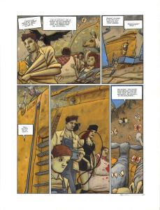 NACIRE ET LES MACHINES  : Planche Originale 3 de Nacir� et les machines Tome 2 par Fr�d�ric Pontarolo