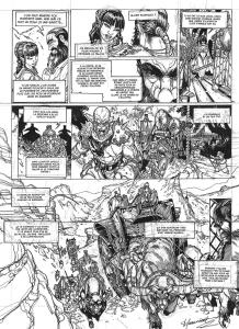 NAINS : Planche originale 4 de Nains du Tome 7 Derdhr du Talion par CRETY St�phane