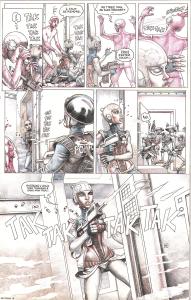 NATHANAELLE : Planche originale 11 en couleur du tome 1 de Nathanaelle