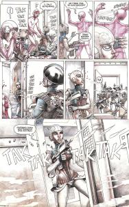 NATHANAELLE : Planche originale 11 en couleur du tome 1 de Nathanaelle