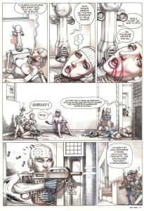 NATHANAELLE : Planche originale 3 en couleur du tome 1 de Nathanaelle